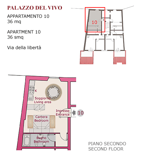 Planimetria Palazzo del Vivo