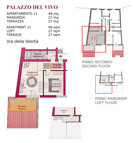 Planimetria Palazzo del Vivo