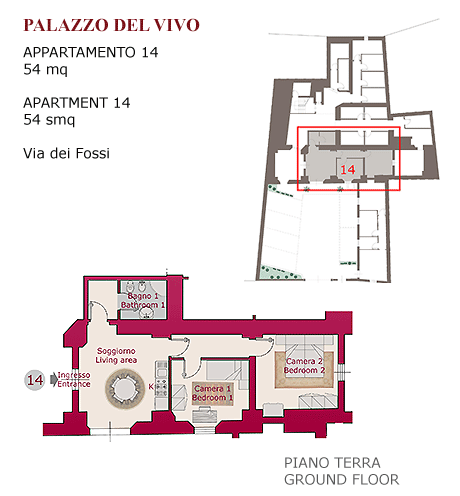 Planimetria Palazzo del Vivo