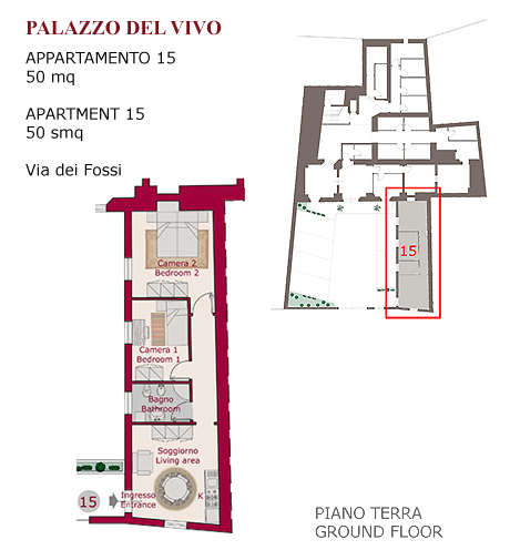 Planimetria Palazzo del Vivo